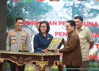 Sri Mulyani Hadiri Penyerahan Lahan Sawit Hasil Rebutan Negara ke PT Agrinas Palma Nusantara