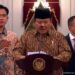 Presiden Prabowo Subianto Lantik 31 Duta Besar di Istana Kepresidenan Jakarta