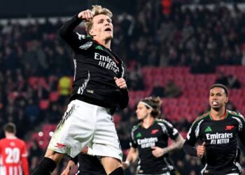 PSV Eindhoven Tak Berkutik, Arsenal Menang Telak 7-1 di Stadion Philips