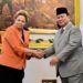 Presiden Prabowo Sambut Kunjungan Presiden NDB Dilma Rousseff di Istana Merdeka