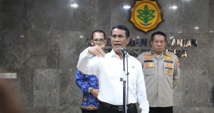 Mentan Amran Klarifikasi Pernyataan Teguran Wapres Soal Mafia Beras