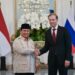 Prabowo Terima Kunjungan Wakil PM Rusia di Istana Merdeka, Bahas Kerja Sama Ekonomi
