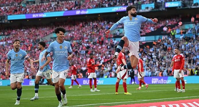 Man City Amankan Tiket Final Piala FA Usai Kemenangan 2-0 Atas Nottingham Forest