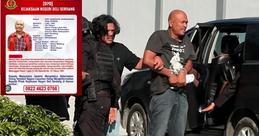 Tim SIRI Kejagung Tangkap DPO Kejari Deli Serdang Eddy Godol