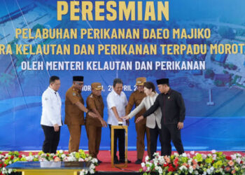 Menteri Trenggono Resmikan SKPT Morotai, Pacu Ekonomi Pesisir Maluku Utara