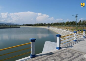 Menteri PU Tinjau Infrastruktur Pengendali Banjir di Bandara YIA Kulonprogo