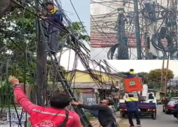 Pemko Bekasi Tanam Kabel Optik Perusak Wajah Kota