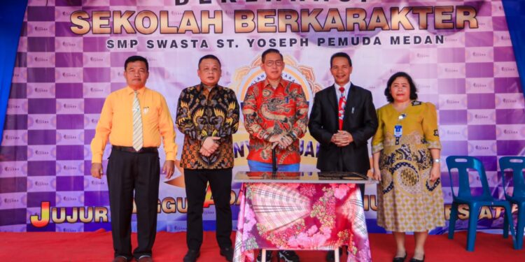 Pemko Medan Apresiasi Deklarasi Sekolah Berkarakter di SMP Swasta ST Yoseph Pemuda