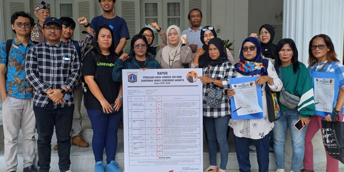 Koalisi Warga Jakarta Beri Rapor Merah untuk 100 Hari Pramono–Dul: Janji Kampanye Dinilai Gagal Ditepati