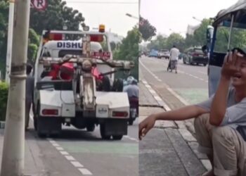 Video Petugas Dishub Terima Rokok Viral