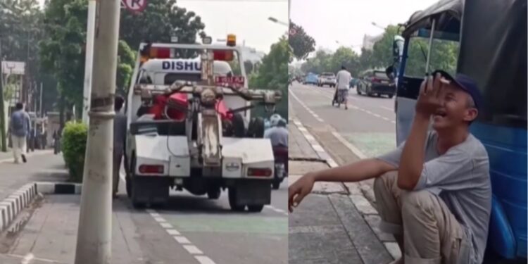 Video Petugas Dishub Terima Rokok Viral