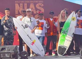 Kejuaraan Dunia Surfing Nias Pro 2025 Gaet 12 Negara