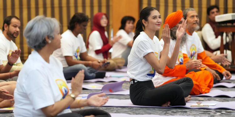 Kedubes India dan Kemenpora Rayakan Hari Yoga Internasional
