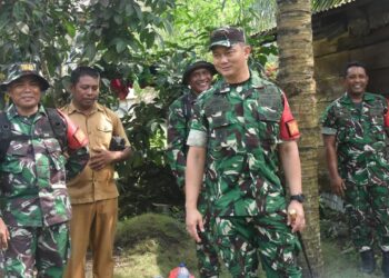 Air Mengalir Untuk Kehidupan. Satgas TMMD Kodim 1501/Ternate Berhasil Membuat Sumur Bor Air Bersih di Desa Guaria