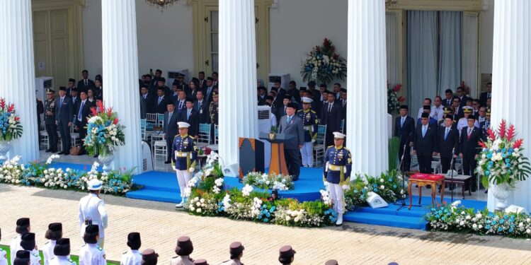 Panglima TNI Hadiri Upacara Hari Lahir Pancasila 2025 yang Dipimpin Presiden Prabowo