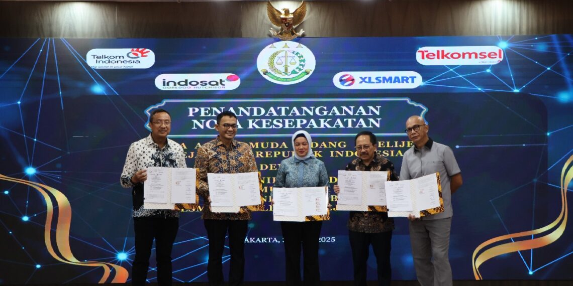 Kejagung Gandeng Telkom, Indosat, dan XL untuk Kuatkan Intelijen Kejaksaan