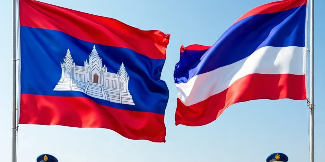 Dua Pemimpin Kunjungi Perbatasan Thailand–Kamboja