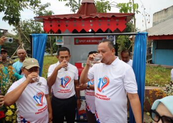 Tirta Patriot Luncurkan Spot Air Gratis di Car Free Day Bekasi