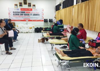 Alumni SMP 77 Gelar Aksi Sosial Humanis