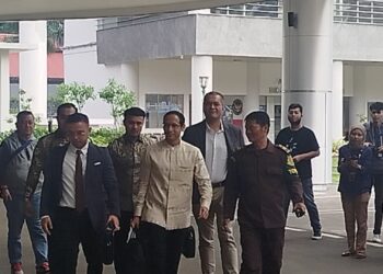 Nadiem Makariem Telah Datang di Kejagung Untuk Pemeriksaan