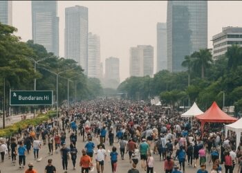 Warga Indonesia Padati Kegiatan Hari Minggu