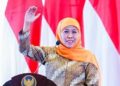 Khofifah Hadiri Pelantikan Rektor Unair 2025–2030