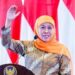 Khofifah Hadiri Pelantikan Rektor Unair 2025–2030
