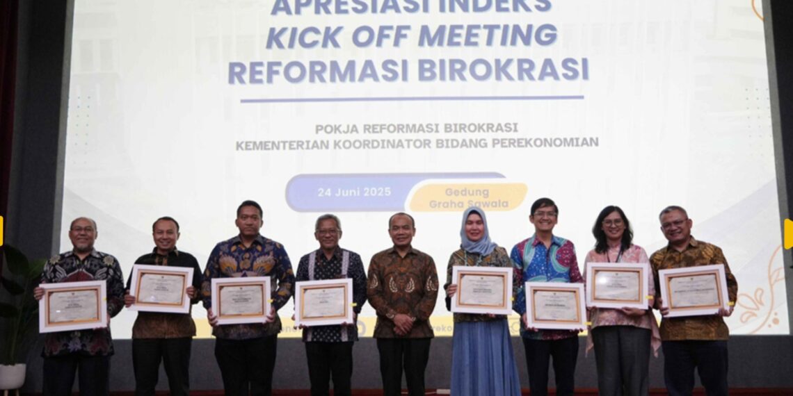 Kemenko Perekonomian Raih Nilai RB Tertinggi Tahun 2024