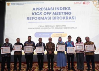 Kemenko Perekonomian Raih Nilai RB Tertinggi Tahun 2024