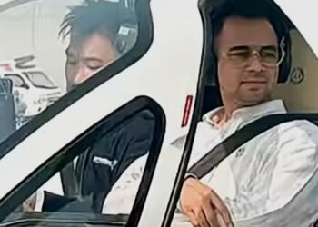 Raffi Ahmad Jajal Taksi Terbang EHang Tanpa Pilot