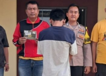 Riski Curi Motor Petani, Ditangkap Sejam