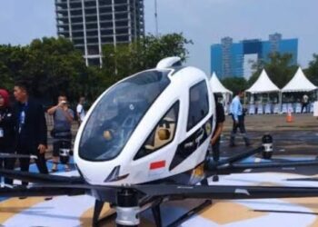 Taksi Terbang Diuji di PIK Tarif 500 Ribu Rupiah