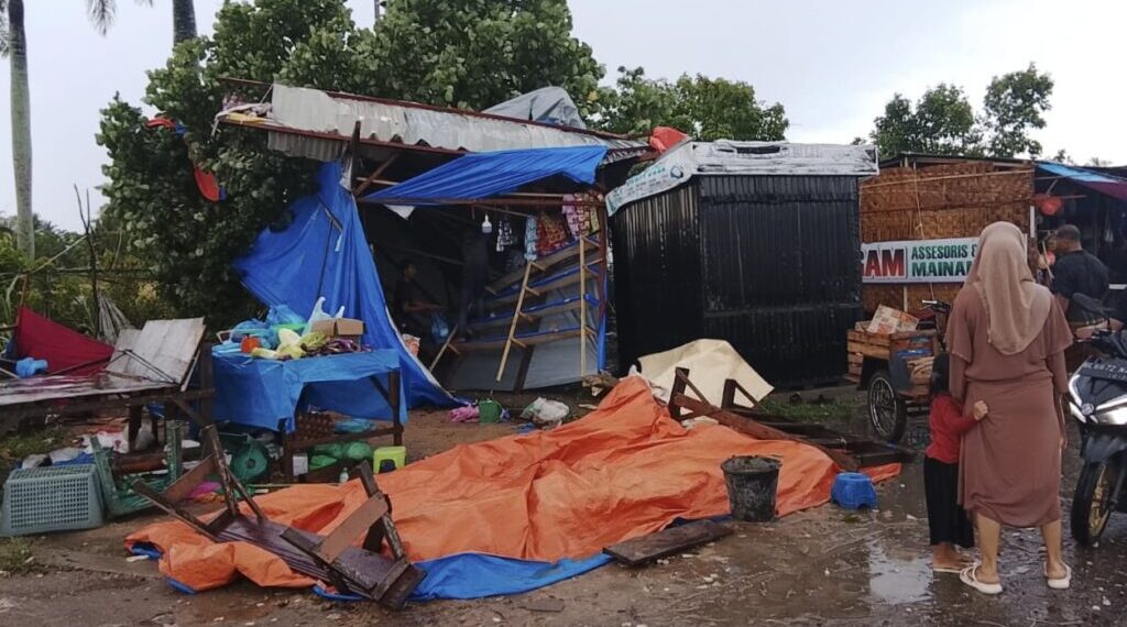 Angin Kencang Terjang Sembilan Kecamatan di Aceh Utara