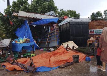 Angin Kencang Terjang Sembilan Kecamatan di Aceh Utara