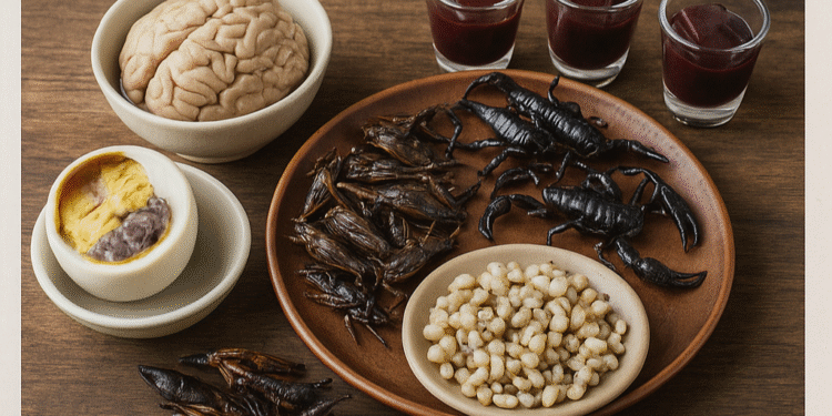 Kuliner Ekstrem Dunia, dari Serangga hingga Otak Sapi