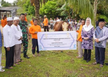 1,4 Ton Sapi Kurban Presiden Prabowo Dinikmati Masyarakat Kabupaten Natuna