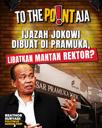Beathor Suryadi: Jokowi Daftar Pilkada Tanpa Berkas Pendidikan