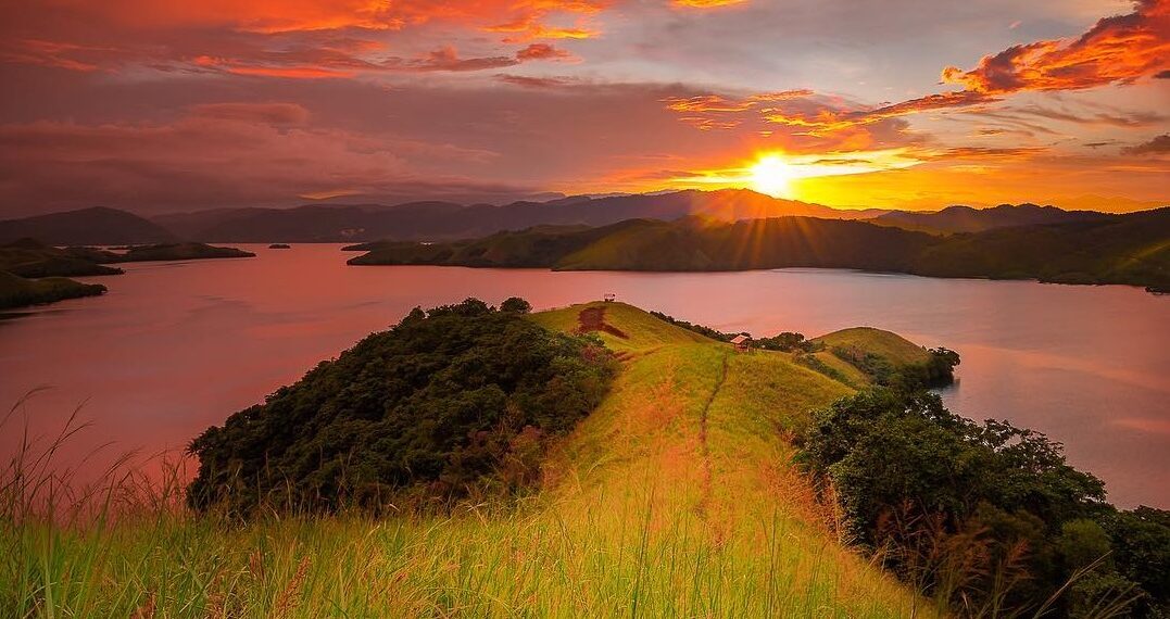Keindahan Papua: Rumput Merah dan Pasir Timbul