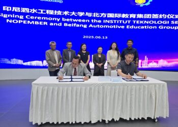 MoU ITS dan Beifang Wujudkan Vokasi Otomotif Internasional