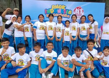 Peringati Hari Anak Nasional 2025, 1.090 Anak Padati Bundaran HI-Menteri Pppa Dan Istri Wakil Presiden Hadir