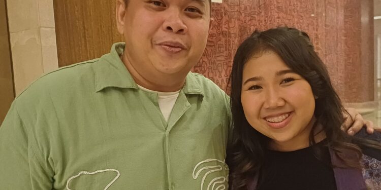 Kiki Saputri dan Lolo Pelawak Hadiri Ulang Tahun Moana dan Ria Ricis di Hotel Sheraton, Jakarta Selatan