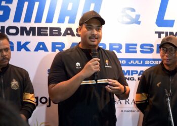 Bhayangkara Presisi Lampung FC Diluncurkan di Stadion Way Halim
