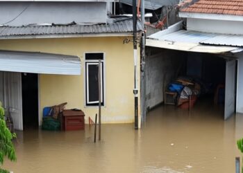 Banjir Genangi 18 RT dan 1 Jalan di Jakarta