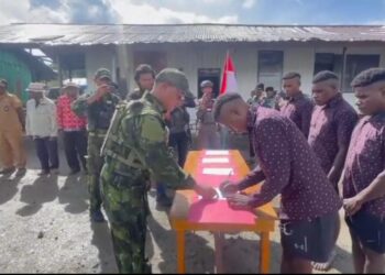 Empat Mantan Anggota OPM Berikrar Setia Kembali ke Pangkuan Ibu Pertiwi