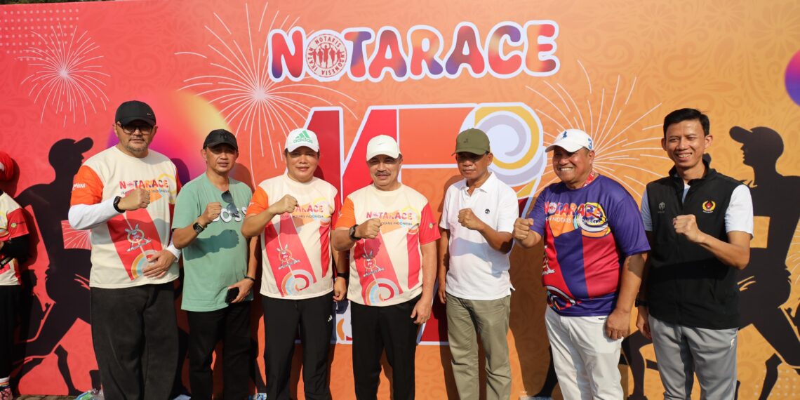 Notaris dan Warga Bekasi Gelar Fun Run Peringati HUT INI ke-117
