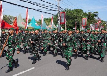 Kodam XIV/Hsn Gelar Kirab SPPI dan Yonif TP : Sosialisasi Program Strategis Menuju Indonesia Emas