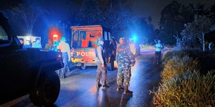 Kodim 1710/Mimika dan Polres Mimika Gelar Patroli Gabungan, Jaga Stabilitas Keamanan Wilayah