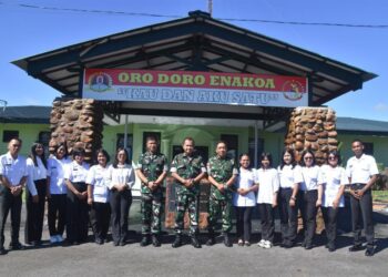 Dandim 1710/Mimika Beri Pengarahan Kepada SPPI Yang Baru Menyelesaikan Pendidikan Di Rindam XVII/Cen