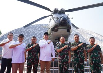 Panglima TNI Resmikan Monumen Helikopter SA-330 Puma di Cibinong, Bogor