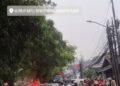 Padat! Jalan Sumur Batu Macet Parah di Hari Pertama Masuk Sekolah
